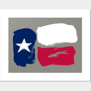 Texas Flag - Pencil Strokes Posters and Art